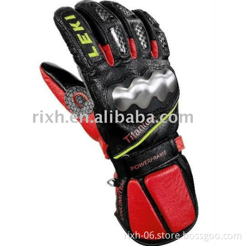 titanium leather glove protectors, protector for motorbike glove